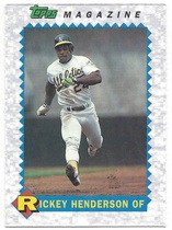 1990 Topps Magazine #TM30 Rickey Henderson