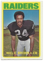1972 Topps Base Set #28 Willie Brown