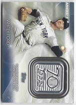2021 Topps 70th Anniversary Logo Patch Manufactured Series 2 #T70P-WF Whitey Ford