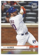 2019 Topps Now Card of the Month #M-JUN Pete Alonso