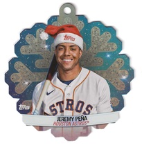 2023 Topps Holiday Oversized Die-Cut Ornament #MLBDC-8 Jeremy Pena