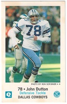 1983 Team Issue Dallas Cowboys Police #NNO John Dutton