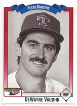 1993 Team Issue Texas Rangers Keebler #366 DeWayne Vaughn