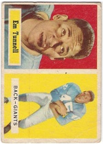 1957 Topps Base Set #35 Emlen Tunnel