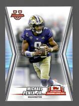 2023 Bowman University International Trading Card Day #NTCDBF28 Michael Penix Jr.