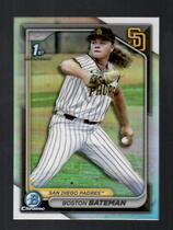 2024 Bowman Chrome Draft Refractor #BDC-34 Boston Bateman