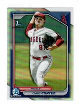 2024 Bowman Chrome Draft Refractor #BDC-77 Chris Cortez