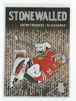 2018 Upper Deck Stonewalled #SW-22 Anton Forsberg