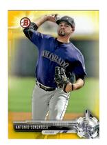 2017 Bowman Prospects Yellow #BP27 Antonio Senzatela