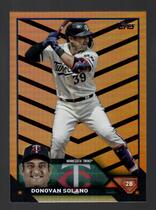 2023 Topps Update Orange and Black Foil #US106 Donovan Solano