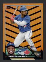 2023 Topps Update Orange and Black Foil #US293 Wynton Bernard