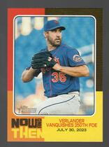 2024 Topps Heritage High Number Now and Then #NAT-13 Justin Verlander