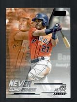 2018 Stadium Club Never Compromise #NC-JA Jose Altuve
