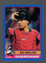 2025 Topps Heritage Dark Blue Border #366 Bo Naylor