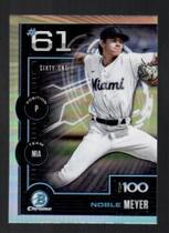 2025 Bowman Chrome Bowman Scouts Top 100 #BTP-61 Noble Meyer