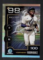 2025 Bowman Chrome Bowman Scouts Top 100 #BTP-98 Yophery Rodriguez