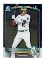 2025 Bowman Chrome Prospects #BCP-102 Nate Nankil