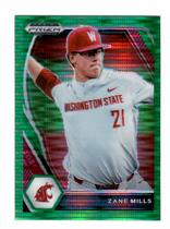 2021 Panini Prizm Draft Picks Green Pulsar Prizm #PDP120 Zane Mills