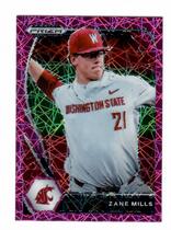 2021 Panini Prizm Draft Picks Pink Velocity Prizm #PDP120 Zane Mills