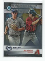 2018 Bowman Chrome Draft Recommended Viewing #RV-SM Jake Mccarthy|Nick Schnell