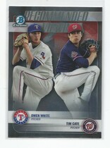 2018 Bowman Chrome Draft Recommended Viewing #RV-WC Owen White|Tim Cate