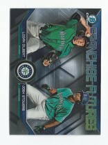 2018 Bowman Chrome Draft Franchise Futures #FF-SEA Josh Stowers|Logan Gilbert