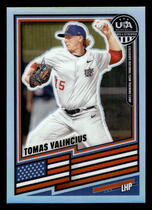 2026 Panini Prizm Stars & Stripes Silver Prizm #21 Tomas Valincius