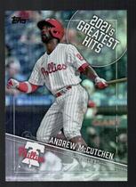 2022 Topps 2021s Greatest Hits #21GH-12 Andrew Mccutchen