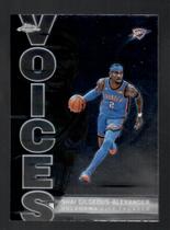 2025 Topps Chrome Voices #VS-3 Shai Gilgeous-Alexander