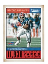 2016 Panini Classics Record Breakers #1 Thurman Thomas