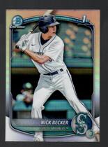2025 Bowman Chrome Draft Refractor #BDC-100 Nick Becker