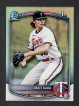 2025 Bowman Chrome Draft Refractor #BDC-154 Matt Barr