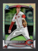 2025 Bowman Chrome Draft Refractor #BDC-193 Aaron Watson