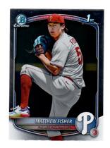 2025 Bowman Chrome Draft #BDC-106 Matthew Fisher