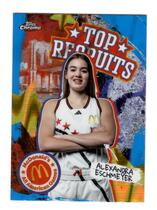 2025 Topps Chrome McDonalds All American Top Recruits Blue RayWave Refractor #TP-30 Alexandra Eschmeyer