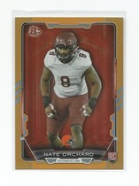 2015 Bowman Rookies Orange Foil #78 Nate Orchard