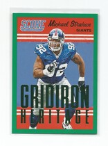 2015 Score Gridiron Heritage Green #22 Michael Strahan
