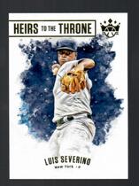 2019 Panini Diamond Kings Heirs to the Throne #9 Luis Severino|Roger Clemens