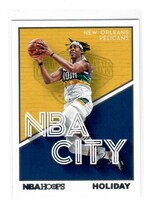 2019 Panini NBA Hoops NBA City #20 Jrue Holiday