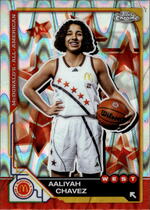 2025 Topps Chrome McDonalds All American RayWave Refractor #28 Aaliyah Chavez
