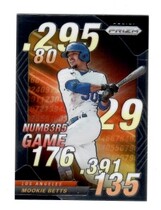 2020 Panini Prizm Numbers Game #NG-5 Mookie Betts