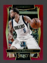 2016 Panini Select Maroon Prizms #42 Deron Williams