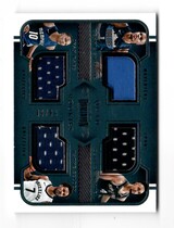 2017 Panini Dominion Quad Rookie Materials #30 Dennis Smith Jr.|Derrick White|Ivan Rabb|Wayne Selden