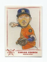 2018 Topps Big League Star Caricature Reproductions #SCR-CC Carlos Correa