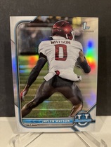 2022 Bowman University Chrome Refractor #76 Jaylen Watson