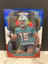 2021 Panini Prizm Prizm Red White & Blue #377 Jaelan Phillips