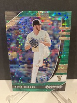 2020 Panini Prizm Draft Picks Prizm Green Pulsar #PDP154 Mason Hickman