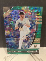 2020 Panini Prizm Draft Picks Prizm Green Pulsar #154 Mason Hickman