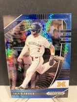 2020 Panini Prizm Draft Picks Prizm Blue & Carolina Blue Hyper #PDP140 Jack Blomgren