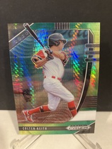 2020 Panini Prizm Draft Picks Prizm Green & Yellow Hyper #PDP132 Colten Keith